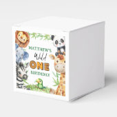 Wild One ジャングルサファリ 1歳の誕生日  フェイバーボックス (正面サイド)