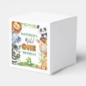 Wild One ジャングルサファリ 1歳の誕生日  フェイバーボックス (裏面サイド)