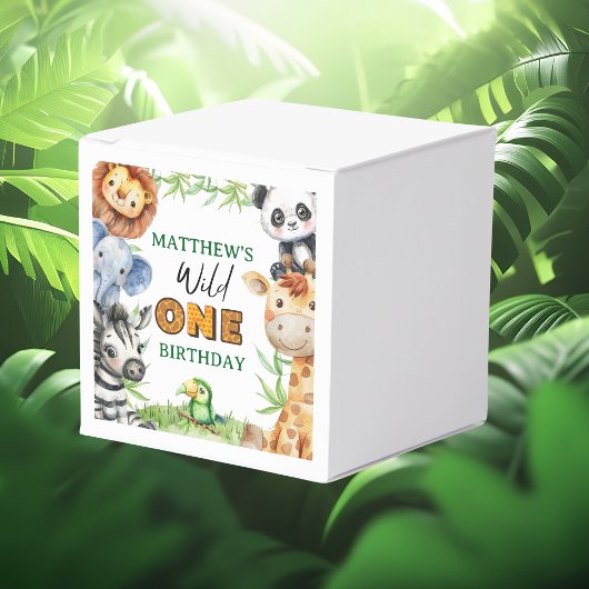 Wild One ジャングルサファリ 1歳の誕生日  フェイバーボックス