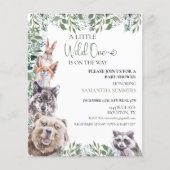 Wild One ベビーシャワー 森の動物たち (正面)