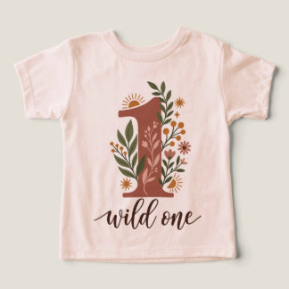 Wild One ボヘミアン フラワー 1歳の誕生日