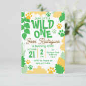Wild One 写真招待状 フラット Thank You カード (スタンド正面)