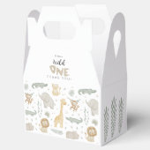 Wild One 1歳の誕生日 サファリ ジャングルの動物たち フェイバーボックス (オープン)