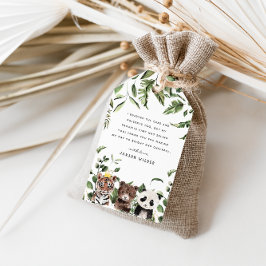 Wild One 1st Birthday Party Thank You ギフトタグ