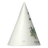 Wild One 1st Birthday Woodland Watercolor パーティーハット (左)