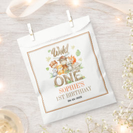 Wild One Animal 1st Birthday Party | Safari Jungle フェイバーバッグ