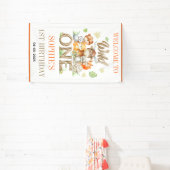 Wild One Animal 1st Birthday Party | Safari Jungle 横断幕 (インサイチュ)