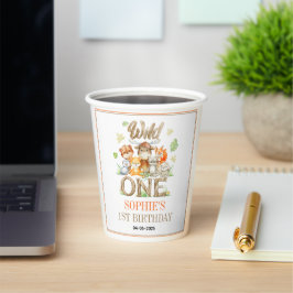 Wild One Animal 1st Birthday Party | Safari Jungle 紙コップ