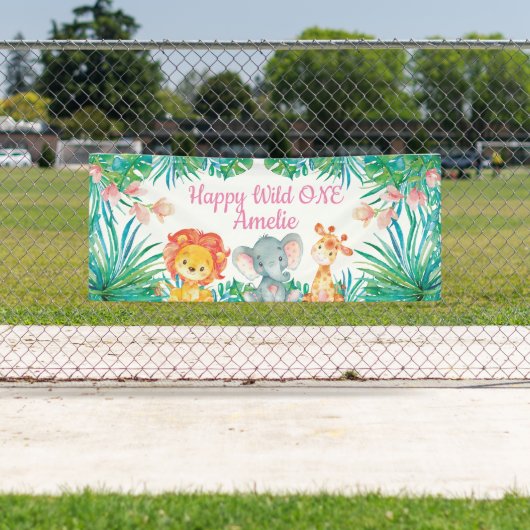 Wild One Birthday banner backdrop 横断幕 (インサイチュ)