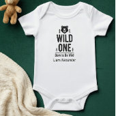 WILD ONE Born to Be Wild Personalized   Bodysuit ベビーボディスーツ