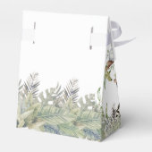 Wild One Boy Safari Jungle Animals  Baby Shower  フェイバーボックス (裏面サイド)