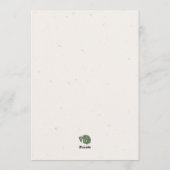 Wild One Cheetah Kids Birthday Party 招待状 (裏面)