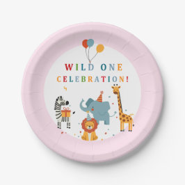 Wild One First Birthday ペーパープレート