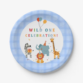 Wild One First Birthday ペーパープレート