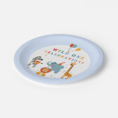 Wild One First Birthday ペーパープレート (アングル)