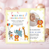 Wild One First Birthday Invitation 招待状