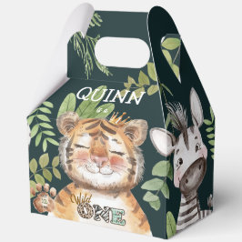Wild One Jungle Animals Safari 1st Birthday フェイバーボックス