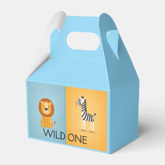 Wild One Jungle Birthday- Safari Animals フェイバーボックス