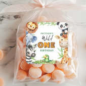 Wild One Jungle Safari 1st birthday  スクエアシール