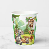 Wild One Jungle Safari 1st Birthday Paper Cup  紙コップ (裏面)