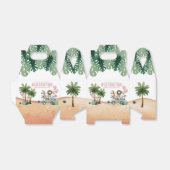 Wild One Jungle Safari 1st Birthday Party フェイバーボックス (折り畳みなし)