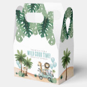 Wild One Jungle Safari 1st Birthday Party フェイバーボックス (オープン)