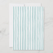 Wild One Jungle Safari 1st Birthday Party 招待状 (裏面)