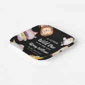 Wild One Jungle Safari Baby Shower Party ペーパープレート (傾斜あり)