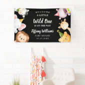 Wild One Jungle Safari Baby Shower Party 横断幕 (インサイチュ)
