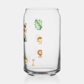 Wild One Jungle Safari Birthday for Boys ガラス缶 (左)