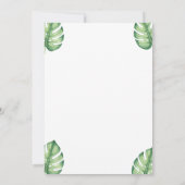 Wild One Jungle Safari Birthday for Boys サンキューカード (裏面)