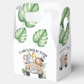 Wild One Jungle Safari Birthday for Boys フェイバーボックス (オープン)