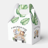 Wild One Jungle Safari Birthday for Boys フェイバーボックス (正面サイド)