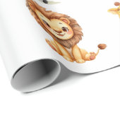 Wild One Jungle Safari Birthday for Boys ラッピングペーパー (ロールコーナー)