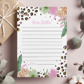 Wild One Leopard Time Capsuleノートメッセージカード サンキューカード