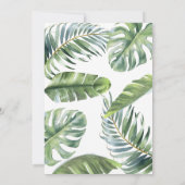 Wild One Party Animals Kids 1st Birthday 招待状 (裏面)