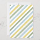 Wild One Party Animals Kids 1st Birthday 招待状 (裏面)