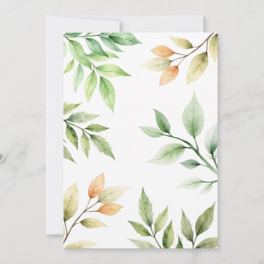 Wild One Party Animals Kids 1st Birthday 招待状 (裏面)