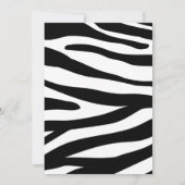 Wild One Party Animals Kids Birthday Invitation 招待状 (裏面)