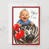 Wild One Party Digital Download Invitation 招待状 (正面)