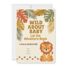 Wild One Safari | ベビーシャワーの招待状