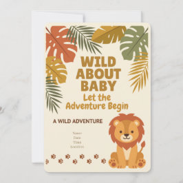 Wild One Safari | ベビーシャワーの招待状 招待状
