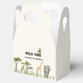 Wild One Safari Animal Birthday Party フェイバーボックス (オープン)