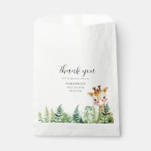 Wild One Safari Animal Cute Baby Shower  フェイバーバッグ (正面)