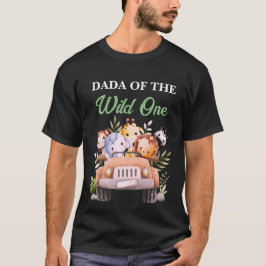 Wild One Safari Animals バースデー ブラック Tシャツ