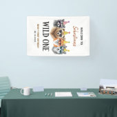 Wild One Safari First Birthday – Jungle Animal  横断幕 (トレードショー)