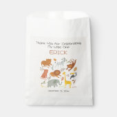 Wild One Safari First Birthday Party フェイバーバッグ (正面)