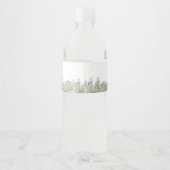 Wild One Sweet Safari Jungle baby shower ペットボトルラベル (裏面)