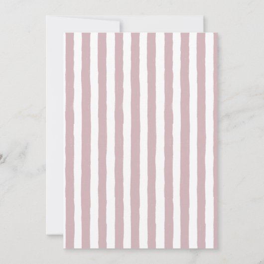 Wild One Wildflower 1st Birthday Invite 招待状 (裏面)