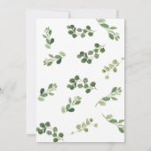 WIld One Woodland Animals 1st Birthday Invitation 招待状 (裏面)